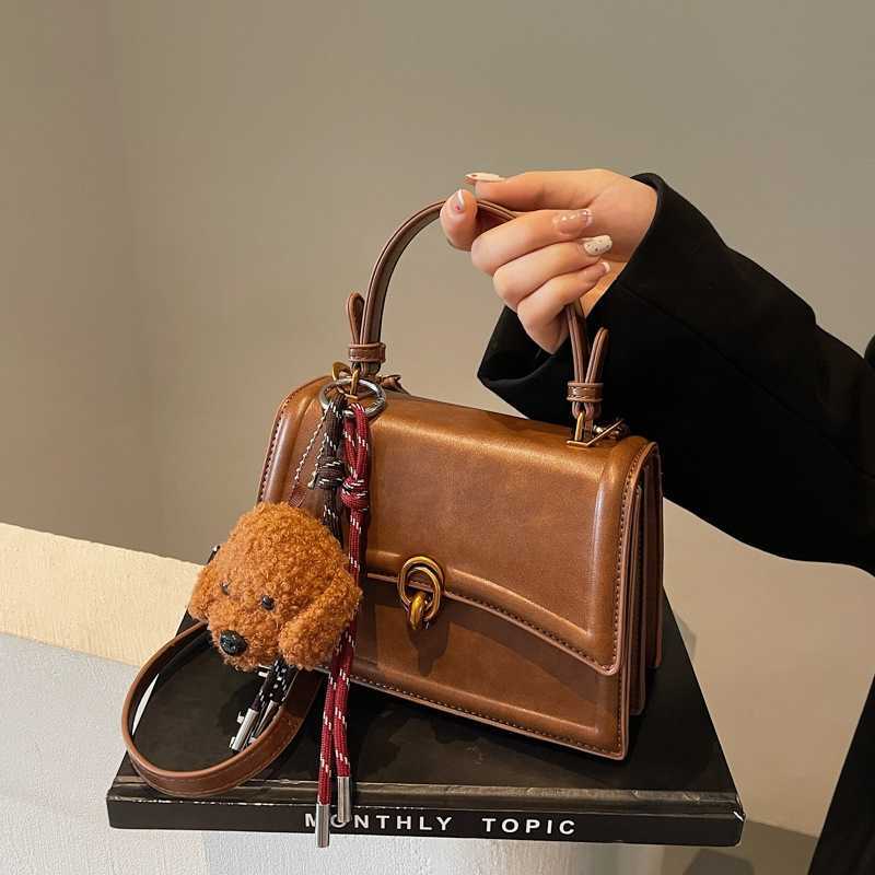 Autumn Fashion Handheld Small Square Bag for Women 2024 New Style Commuter Luxury Single Shoulder Crossbody Bag for Women Y241017