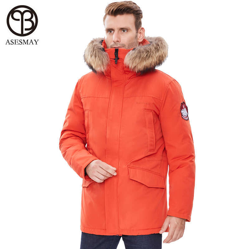 Winter Jacket 2024 New High-Quality 90% White Duck Down Men Coat European Size Thick Warm Brand Parkas Degree For -30