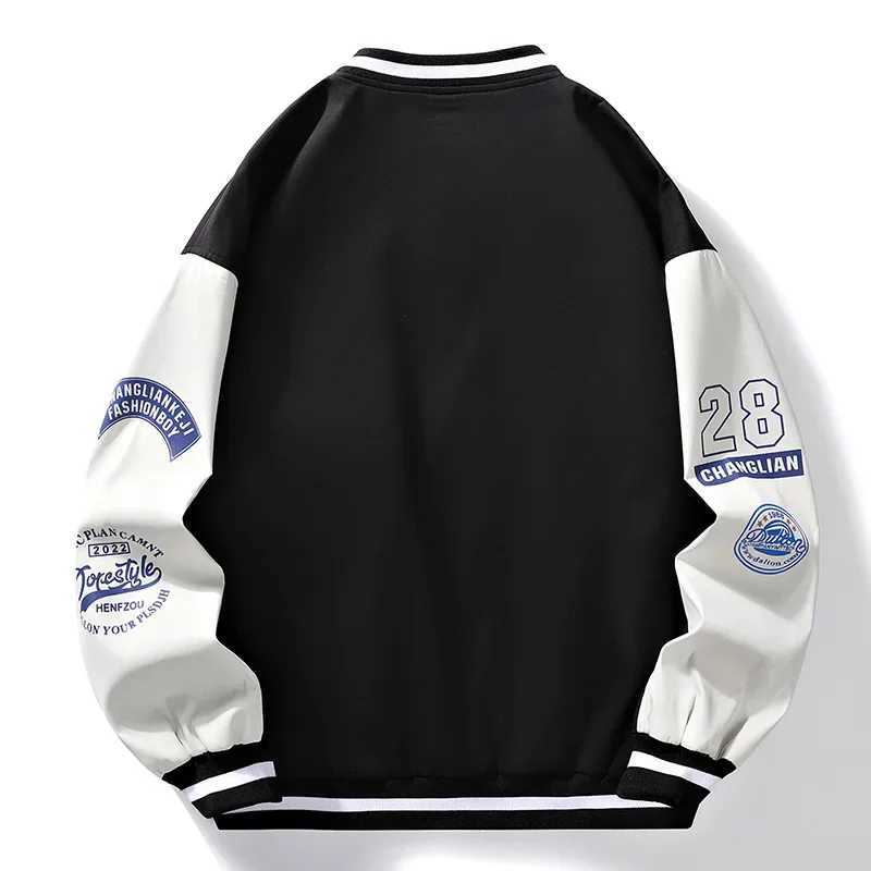 New baseball suit jacket for spring and autumn mens loose casual jacket M241017