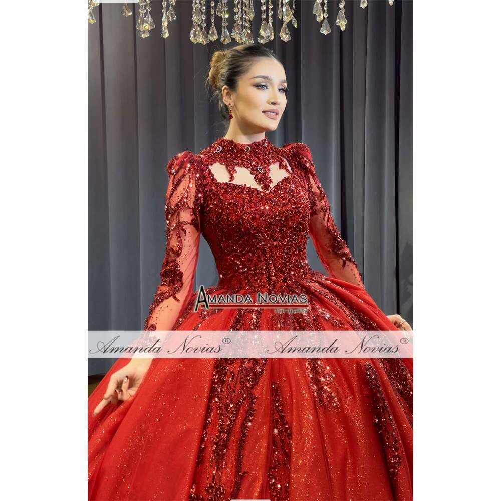 Wine Red Wedding Dresses New Ball Gown