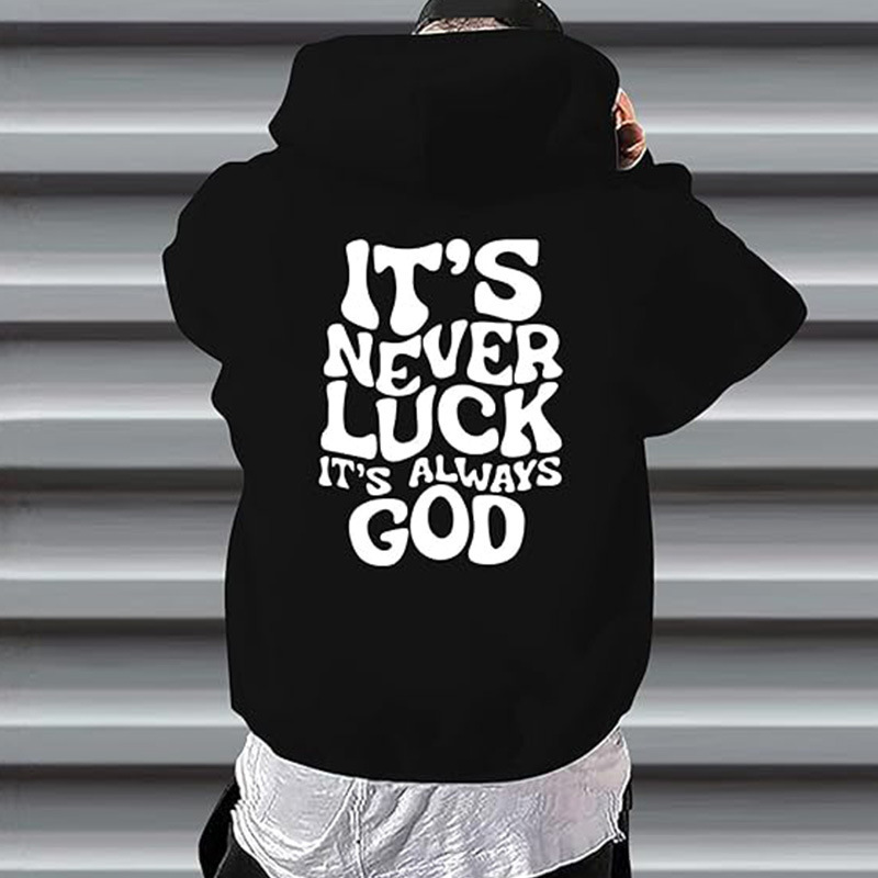 Hooded Fashion Hoodie Street Sweatshirt 3D Letter Printing Casual Loose Hooded Sweatshirt For Men