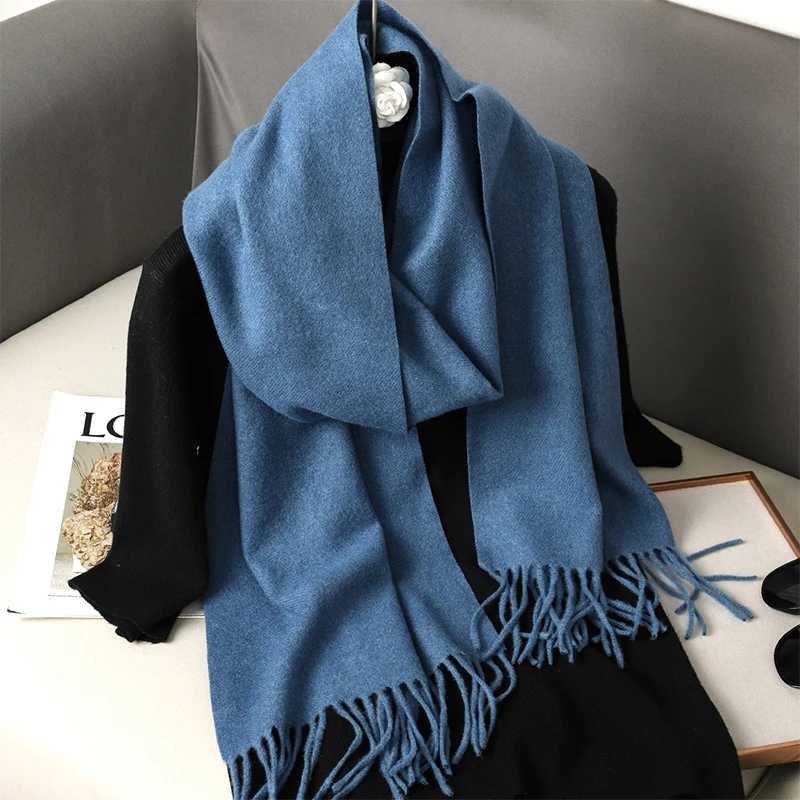 New 62 color winter scarf suitable for warm and cozy cashmere scarves headscarves solid color womens shawl bags Fem Pashmina Bandana scarves X2410171