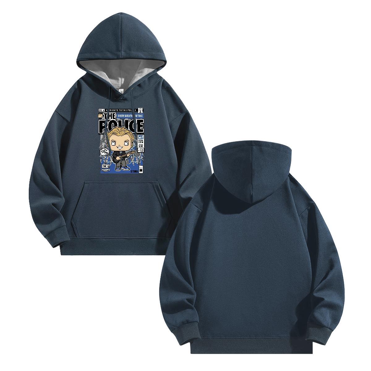 Wholesale Mens Hoodie Sweatshirt Hooded Collar Long Sleeve Comfortable Men's Hooded Sweatshirt Anime Print Pullover Hoodie Street wear Hip Hop Te