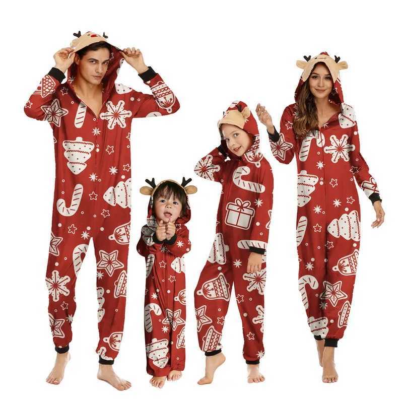 2015 Christmas Match Family Pajama Set Christmas Dear Printed Pjs Adult and Childrens Clothing Set Baby jumpsuit Set W241015
