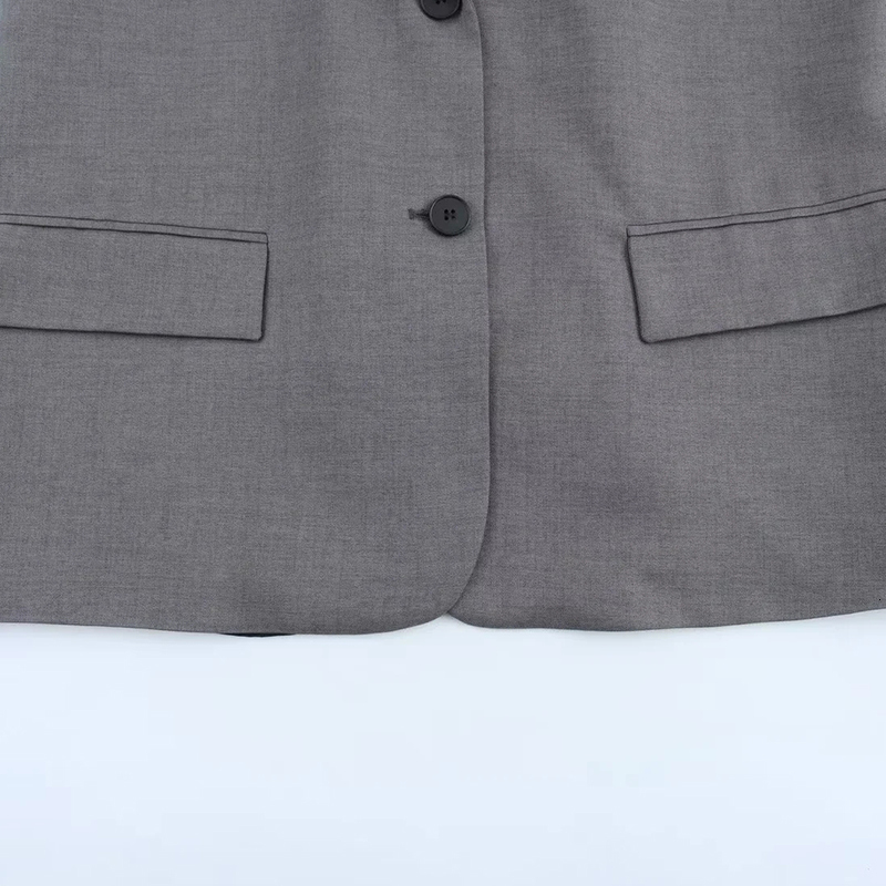 Women's Blazers Jackets Hoodies Office Elegant Outwear With Button Long Sleeve Inszar Casacos De Inverno Feminino Coat
