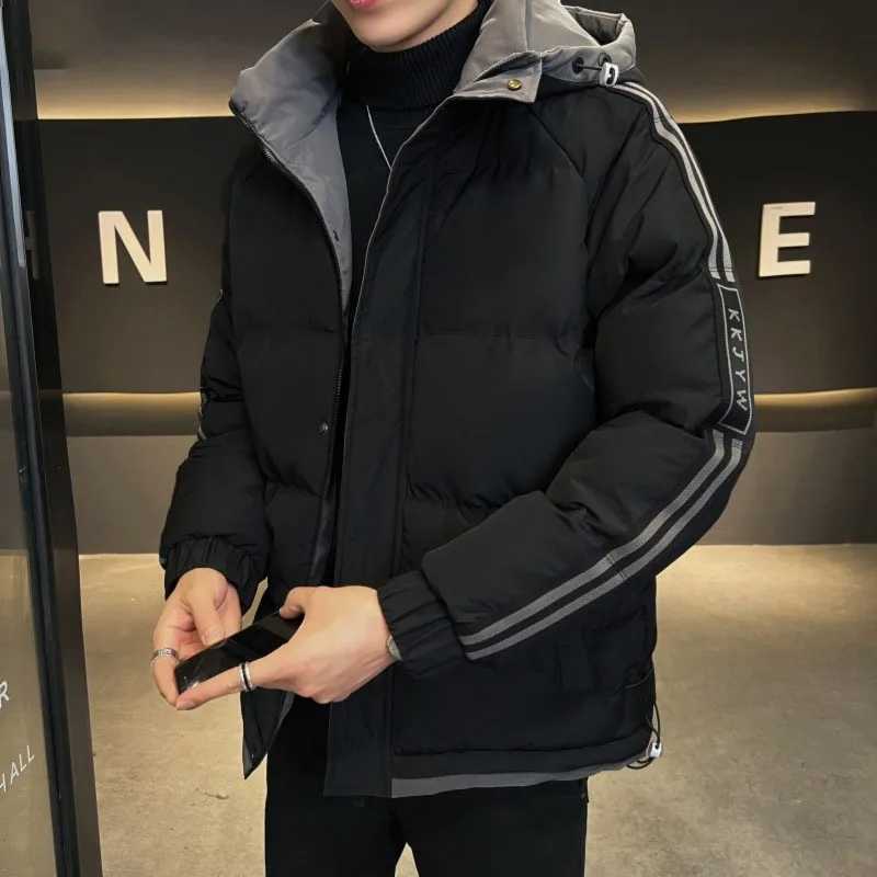 Winter Down Cotton Jacket Men Thickened Puffer Jackets 2024 Oversized Padded Jacket Man Warm Hooded Coats Clothes Ropa De Hombre X241017