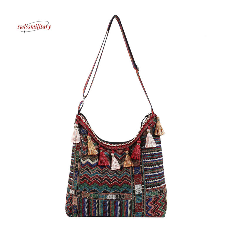 Large capacity ethnic style handbag 2024 new commuting armpit women Instagram versatile single shoulder crossbody bag for going out #16 swissmilitary