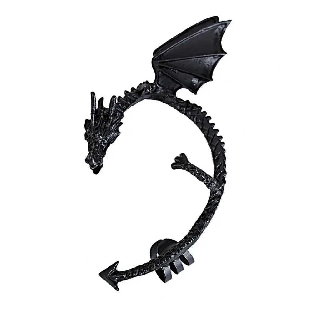 Earrings Fashion Accessories 1Pc Dragon shaped Earrings Sleeve Exposed Hip Hop Gothic Punk Non Perforated Clip Packaging Box W241017
