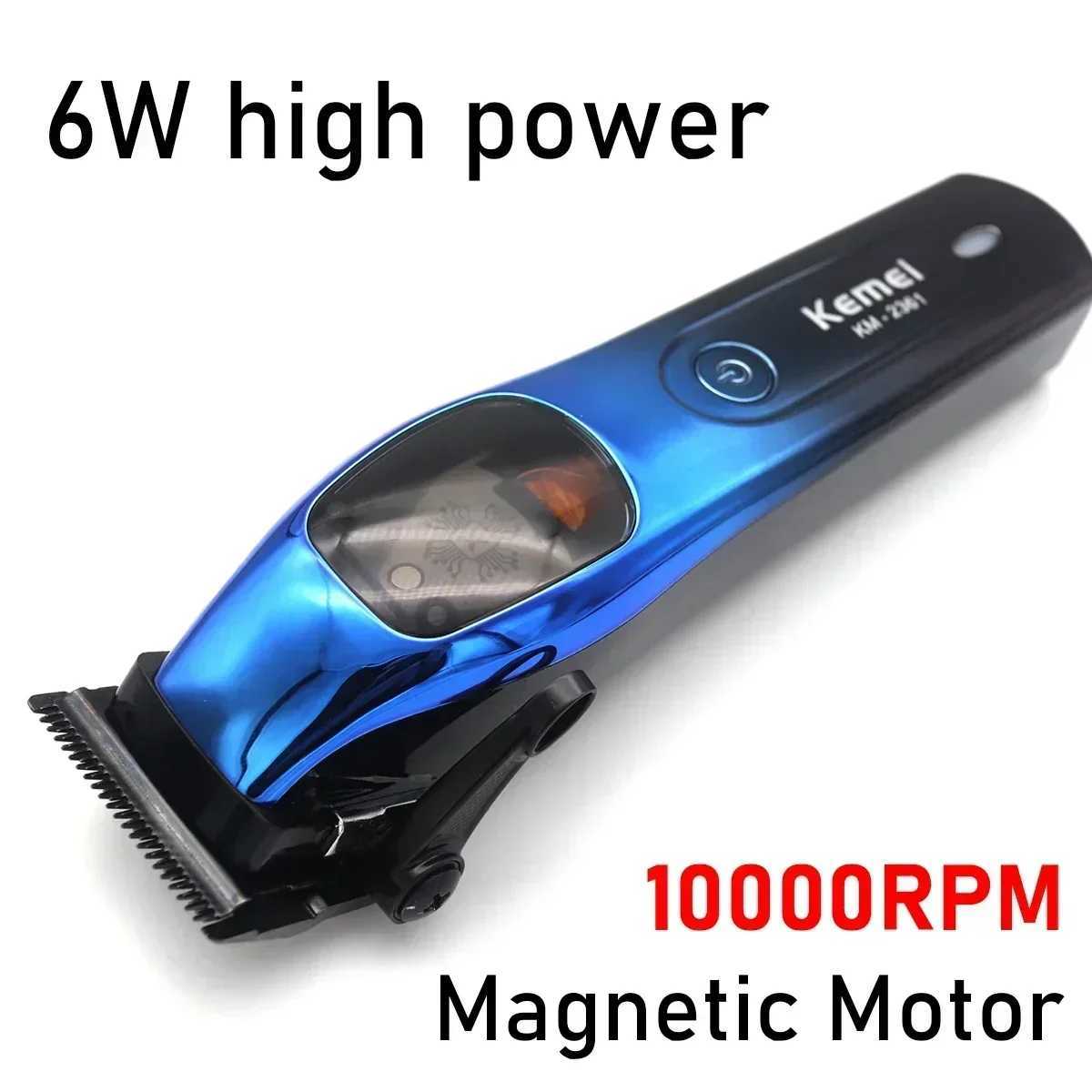 Kemei High Speed Magnetic Motor Professional Hair Clipper 10000RPM Cordless Electric Hair Clipper W241017