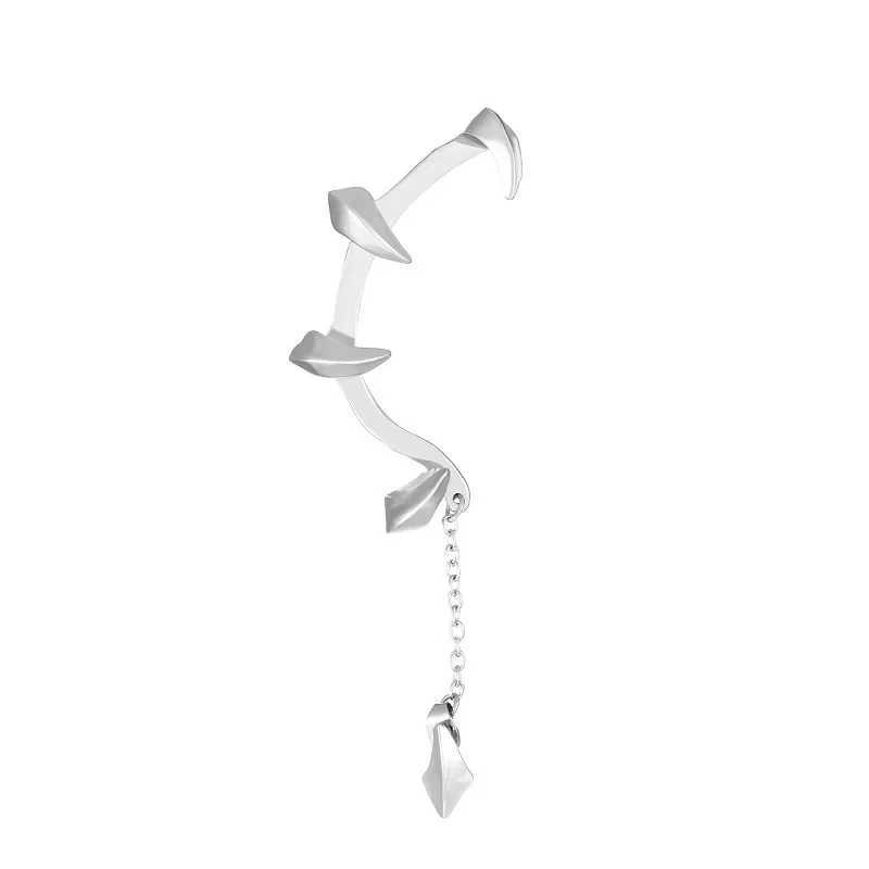 Gothic Punk Devil Claw Earrings Female Rock Hip Hop Jewelry Gothic Punk Earrings Perforated Earrings W241017
