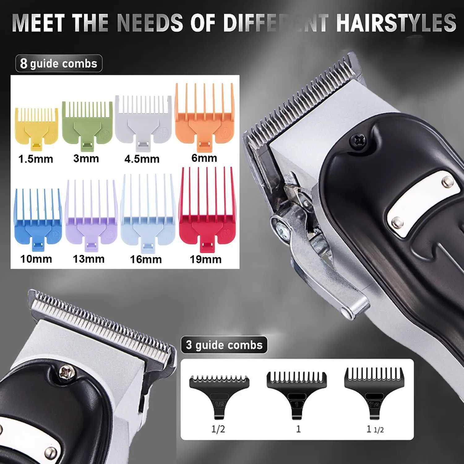 Zero gap T-shaped blade trimmer cordless nose hair trimmer electric foil shaver charging W241017
