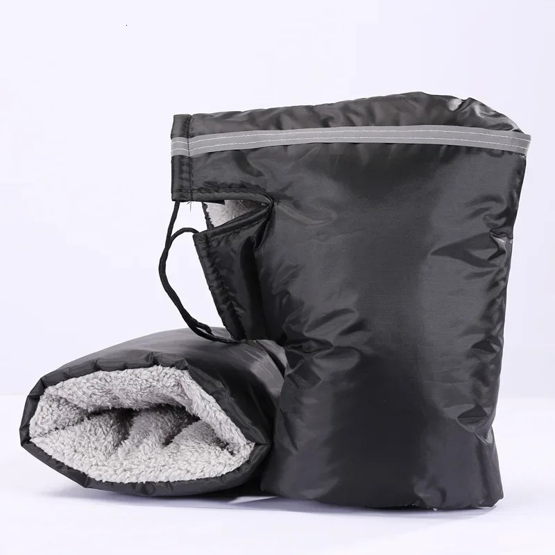 Waterproof Motorcycle Handlebar Gloves Winter Hand Protector Windproof Liner Warm Motorbike Scooter Handle Cover 2pcs 241007 S25118