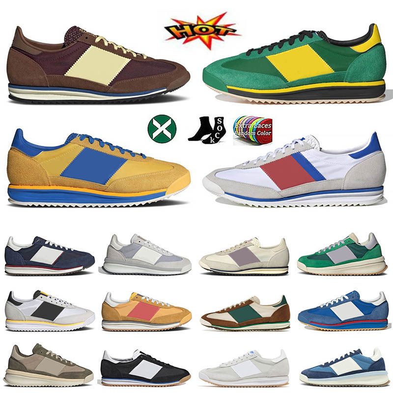 Original Top Leather SL 72 Designer Casual Shoes SL72 RS Platform Sneakers Utility Yellow Royal Core Black White Cloud Green Red Loafers Vintage Womens Mens Trainers