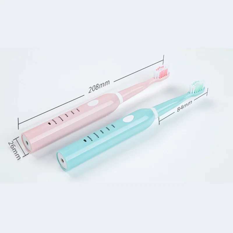 Electric toothbrush soft brush USB charging sonic vibration adult electric toothbrush portable for home use M241017