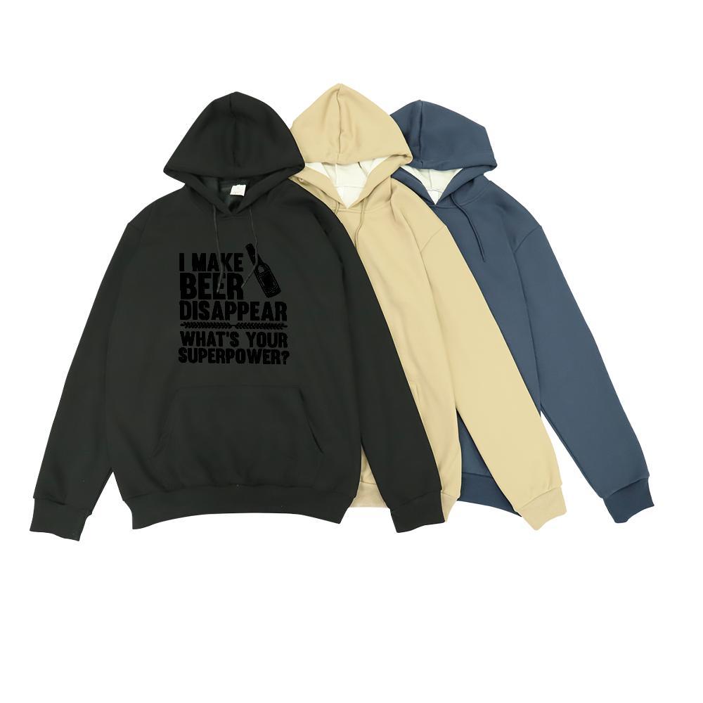 Stylist Hoodie Men Drawstring Long Sleeve Cool Mens Hoodie Custom Cartoon Wear Street Warm Fleece