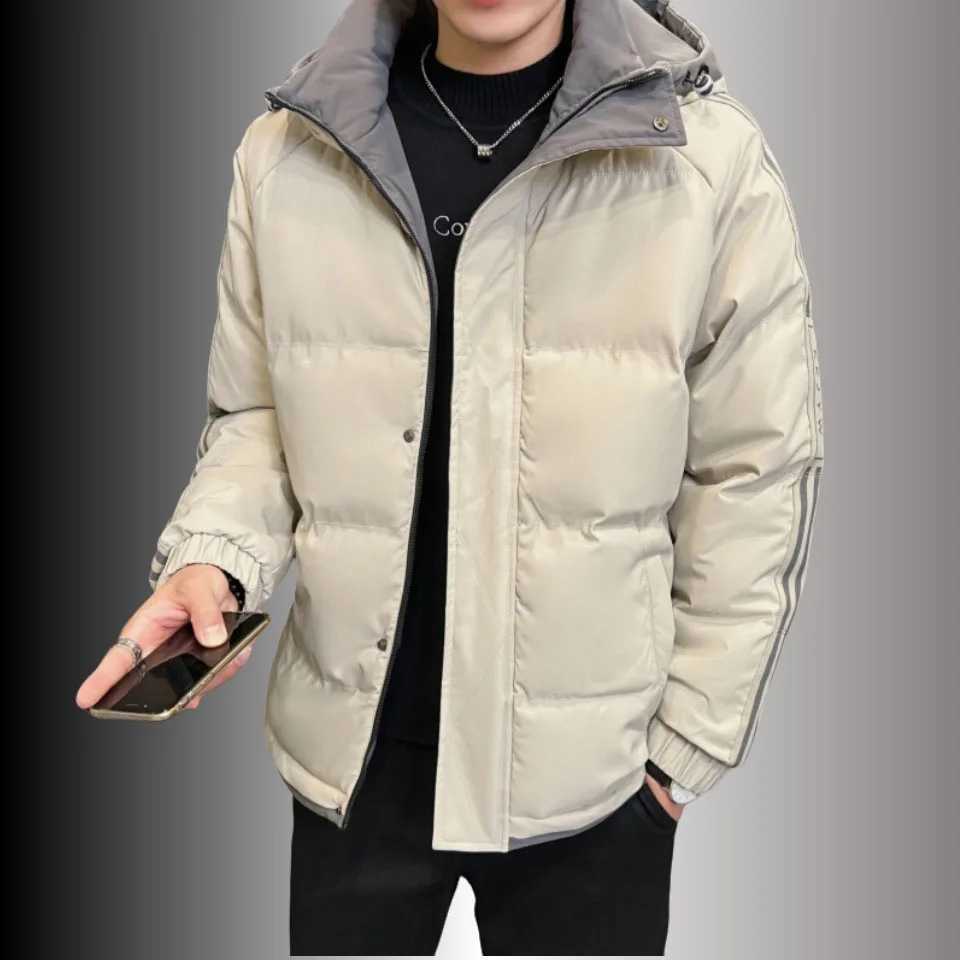 Winter Down Cotton Jacket Men Thickened Puffer Jackets 2024 Oversized Padded Jacket Man Warm Hooded Coats Clothes Ropa De Hombre X241017