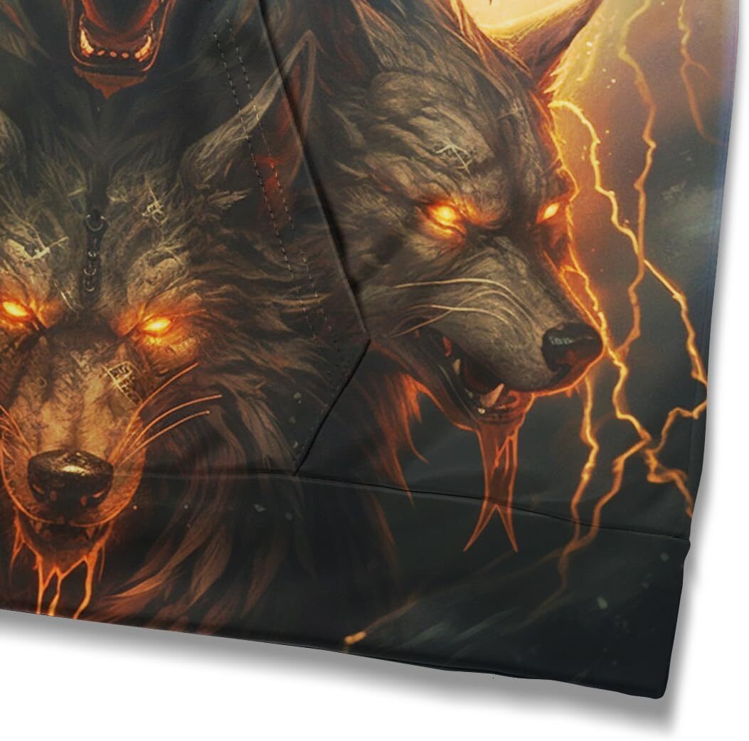 Hoodie for Mens Womens Wolf Hoodies For Men 3D Print Hooded Novelty Graphic Sweatshirts Fashion Mens Pocket Pullover Graphic Pullover Long Sleeve fash