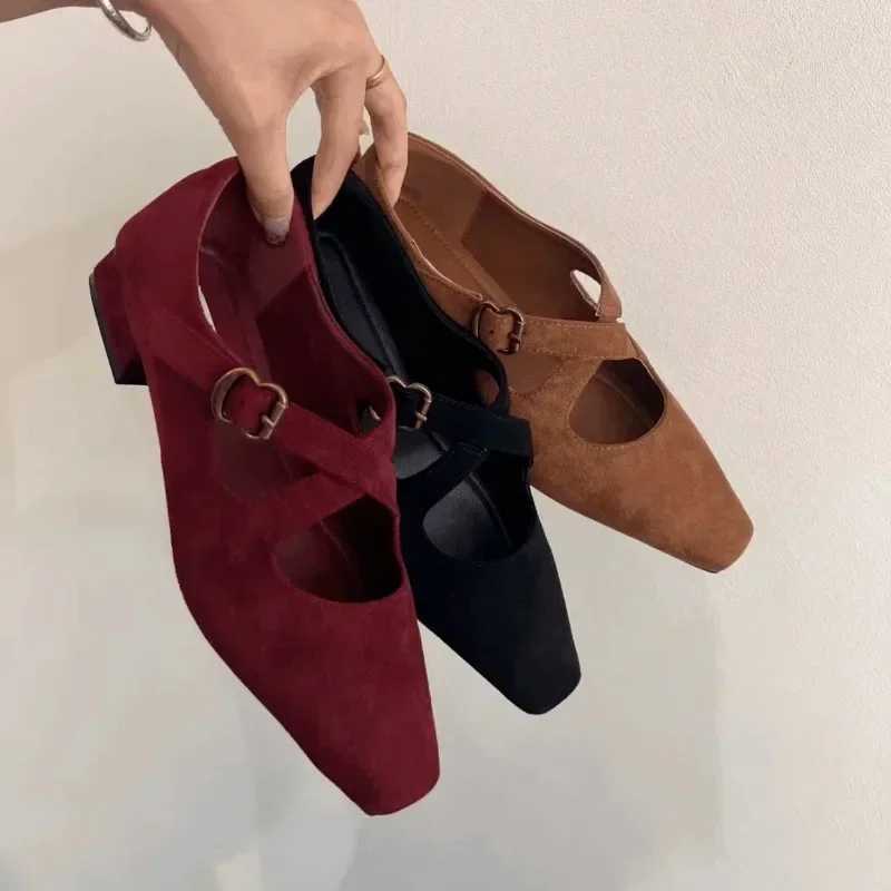 Leopard Luxury High Heels Retro Mary Janes Shoes Womens Sports Shoes 2024 Autumn New Collection Suede Shoes Elegant Dress Pump Tenis De Mujer Y241017