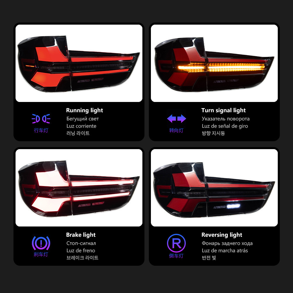 Auto Taillight for BMW X5 F15 LED Tail Light 20 14-20 18 F15 Rear Lamp Brake Signal Light Automotive Accessories