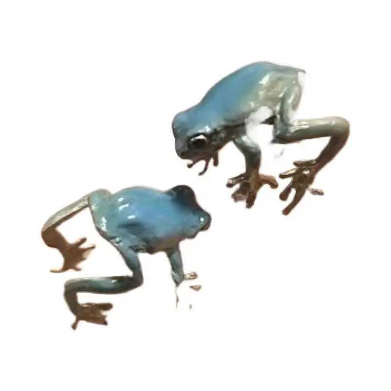 Personalized fashionable interesting and creative frog ear clips for women cute animal earrings without perforations ear bone clip party W241017