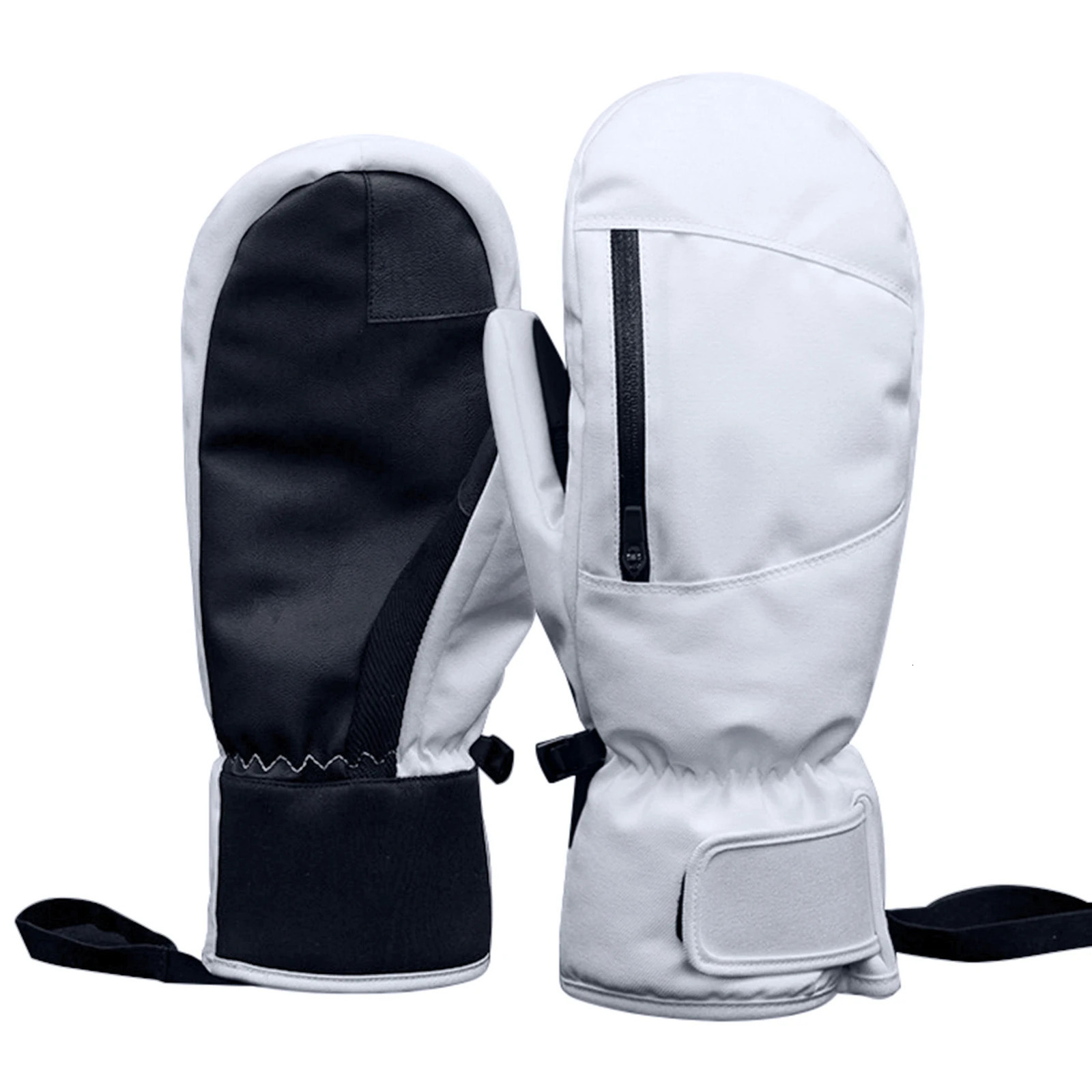 Ski Gloves Waterproof Ski Gloves with Five Finger Inner n Touch Screen Ski Gloves with Zipper Bag Used for Winter Skiing 241016