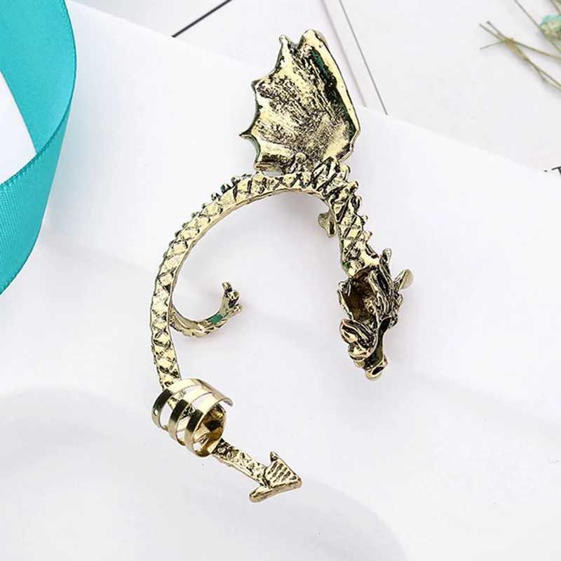 1Pc Dragon Ear Cuff Night Light Earrings Night Light Dragon Ear Clip Earrings Womens Girls and Boys Jewelry Gifts W241017