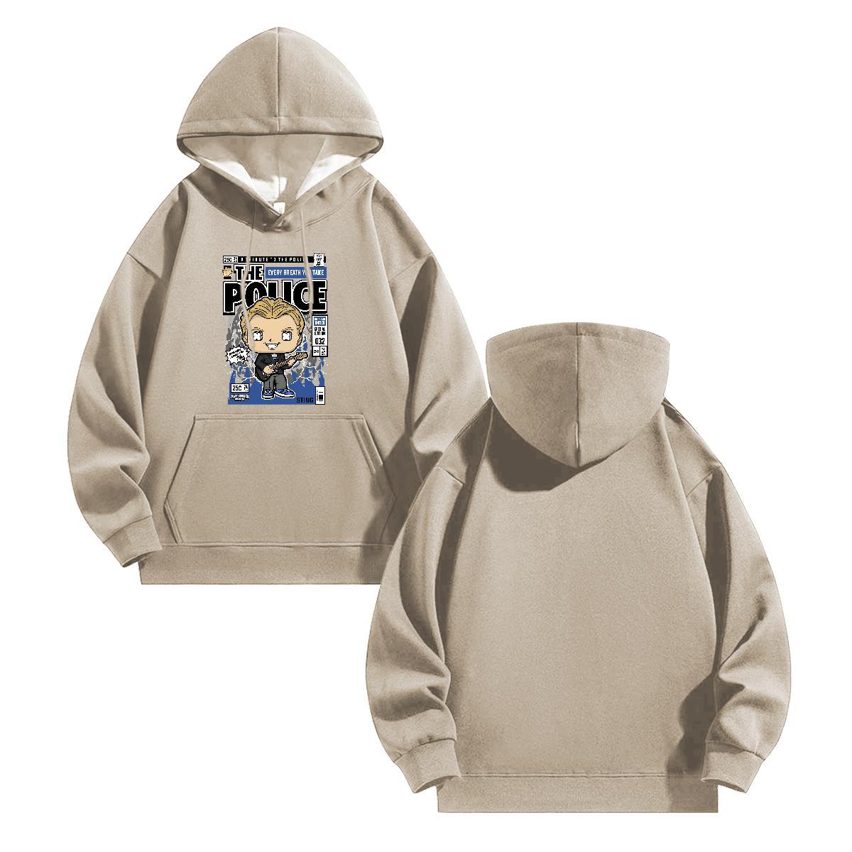 Wholesale Mens Hoodie Sweatshirt Hooded Collar Long Sleeve Comfortable Men's Hooded Sweatshirt Anime Print Pullover Hoodie Street wear Hip Hop Te