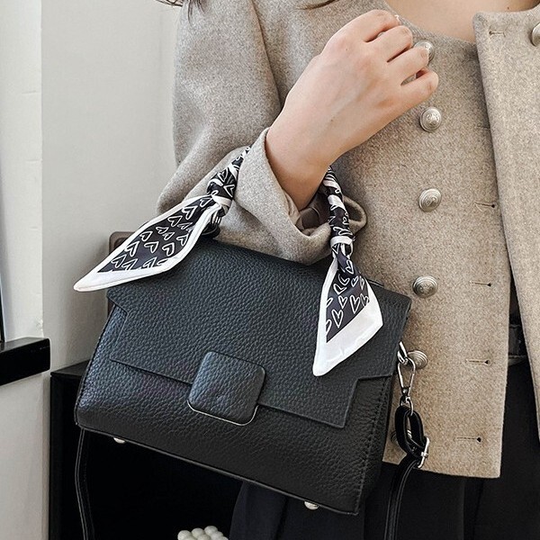 version of fashionable handbag, women's new style temperament small square bag, casual fashion versatile single shoulder crossbody bag