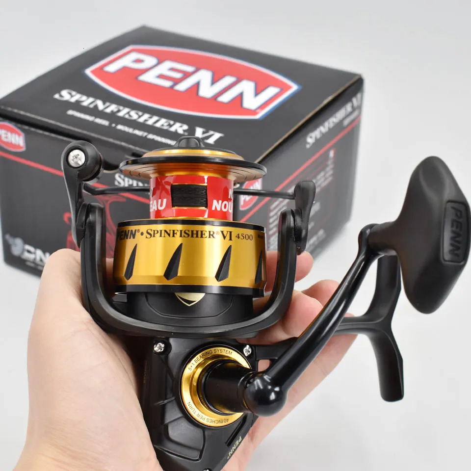 PENN SSVI Fishing reel 7500950010500 Corrosion protection Seawater spinning wheel Max 13kg 4.7 14.2 1 Sea Spinning Reel 241010