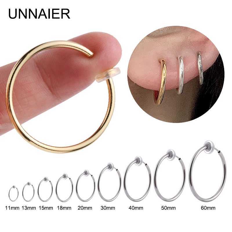 1 pair of earrings cuffs fake hoop earrings mens diamond free earrings clip on earrings womens earrings 2023 non perforated earrings W241017