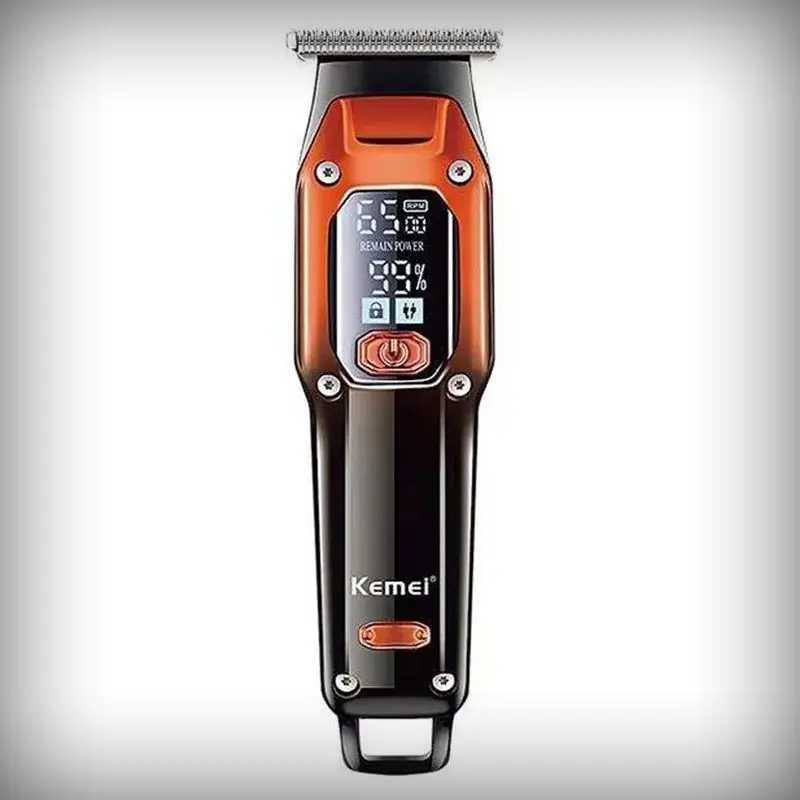 Kemei Barber Professional Electric Beard Barber Rechargeable Lithium Mens Hair Clipper W241017