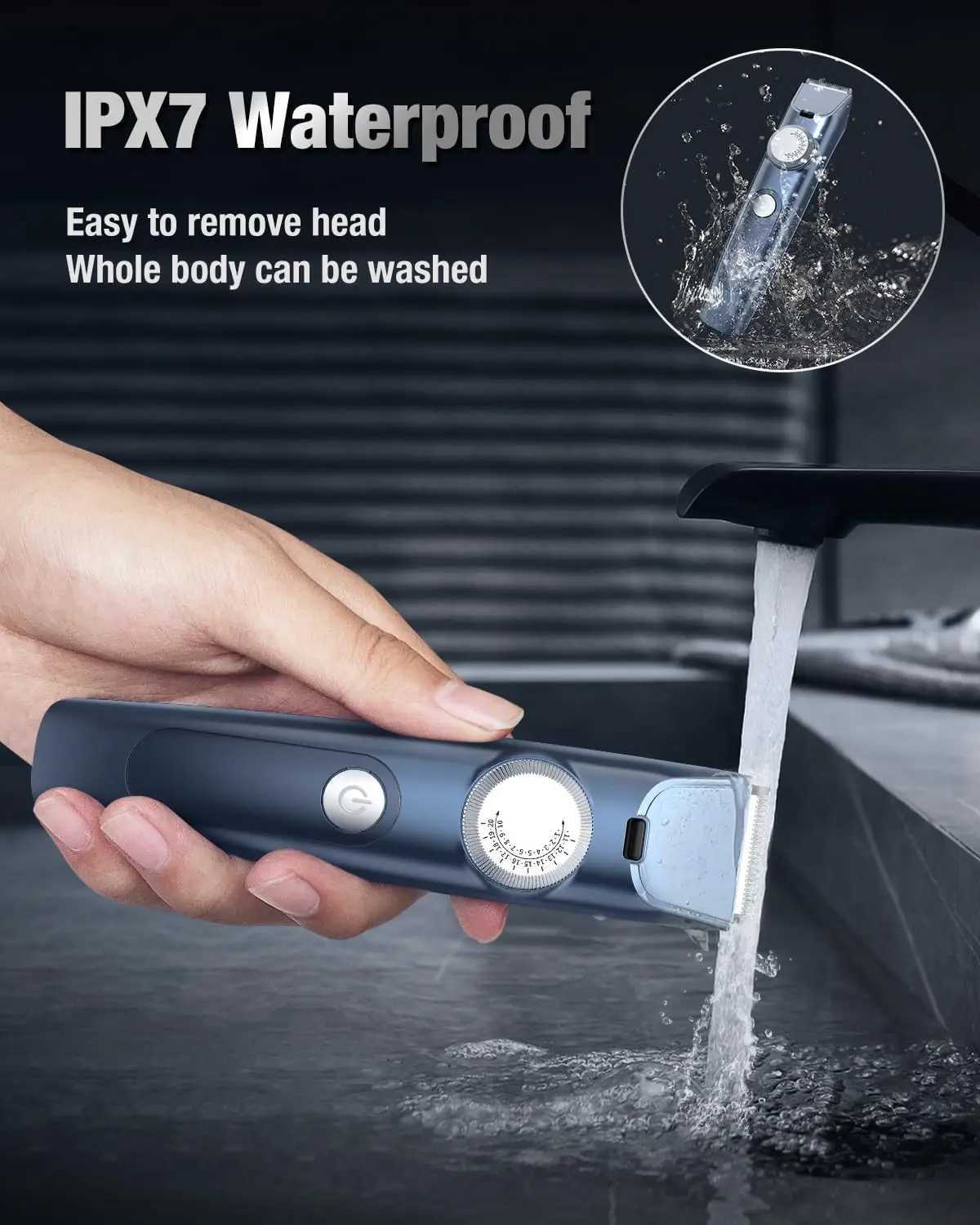 SEJOY Mens Beard Trimmer Mustard Trimmer Cordless Trimmer W241017