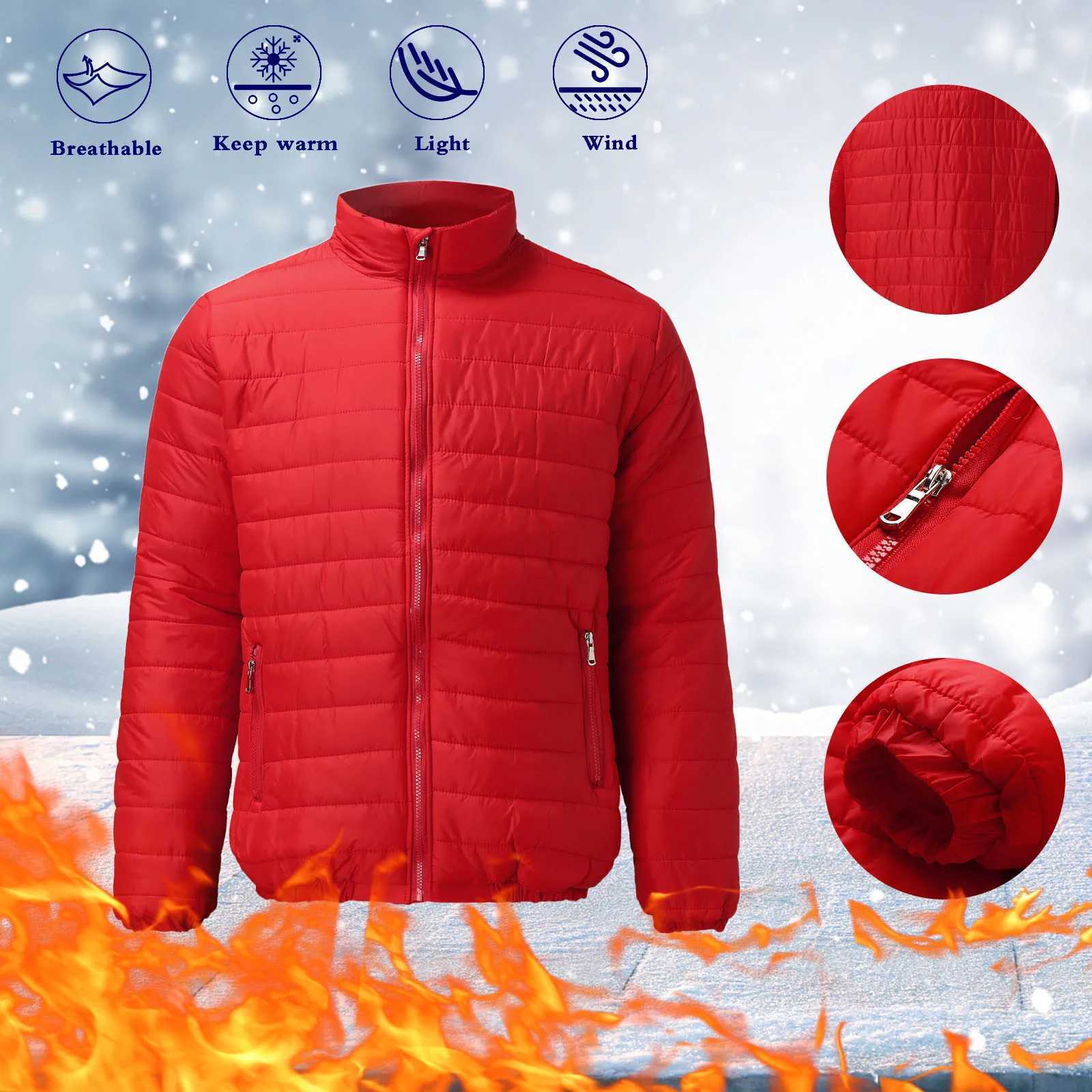 Autumn Winter Size Mens -padded And Pocket Zip Leisure Blouse Top Coat Mens Jackets Men Mens CoatsXJ241017