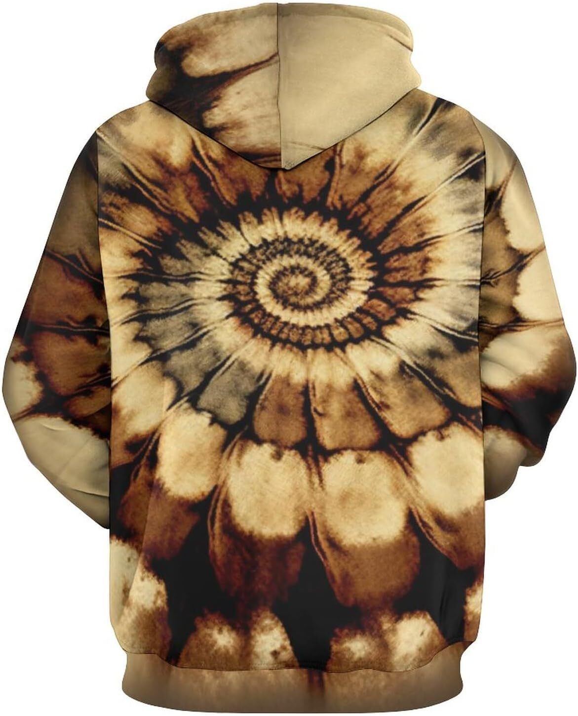 Hoodie for Mens Womens Novelty Blue Spiral Stripe Hoodie Vintage Rainbow Tie Dye Hippy Long Sleeve Sweatshirt Hoodie Graphic Hoodies sweatshirt cool