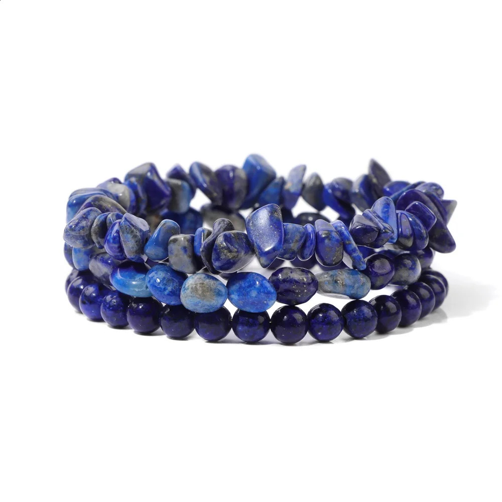 3 pieces/set of irregular natural Labrador bead bracelets suitable for women genuine original quartz stone bracelets used for healing spiritual jewelr