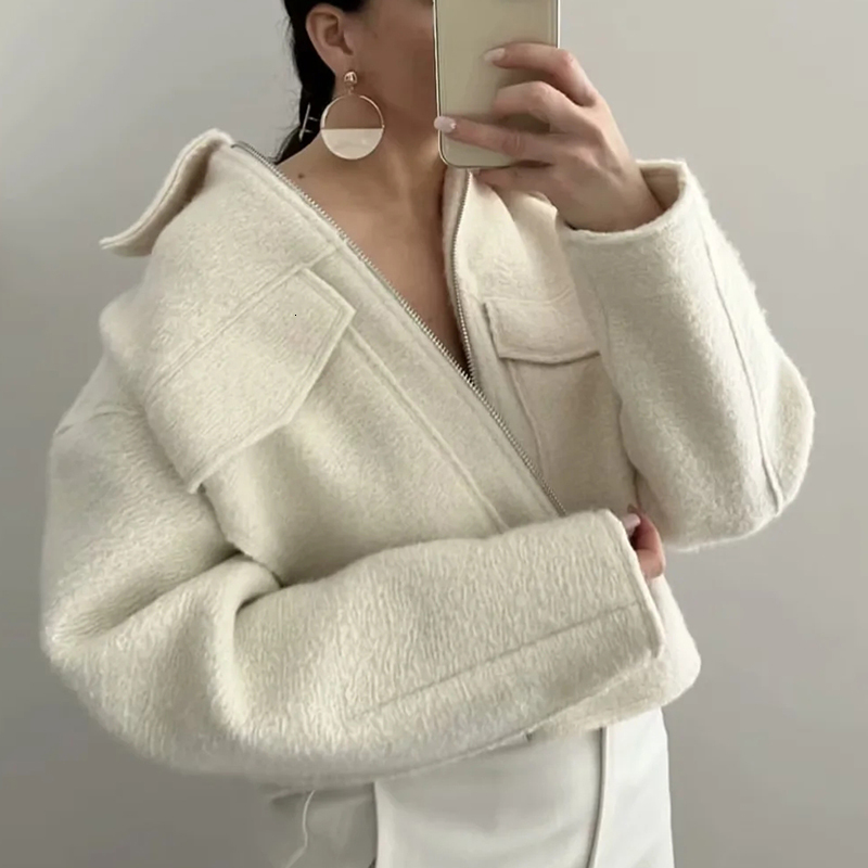Women's Jackets Bombers Gray Outwear Armygreen Chaquetas Femme Solid Khaki Long Sleeve Tops Ins 2024 Woman Jacket Coat Top