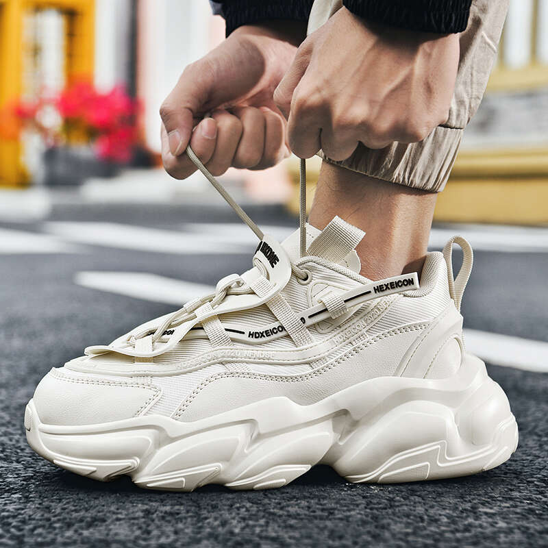 High Cushioning Sneakers: Breathable & Lightweight Running Shoes for Men, 2024 hot Spring Fashion Street Style Gym Trainers