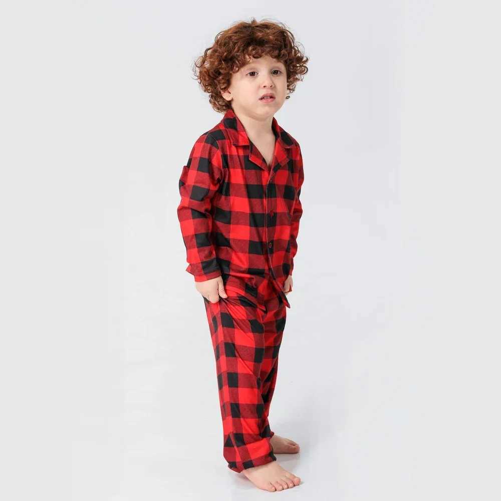 2024 Christmas Womens Boys and Girls Matching Set Plain Full Set Pajama Set Soft and Cute Pajama Home Appearance Pajama W241015