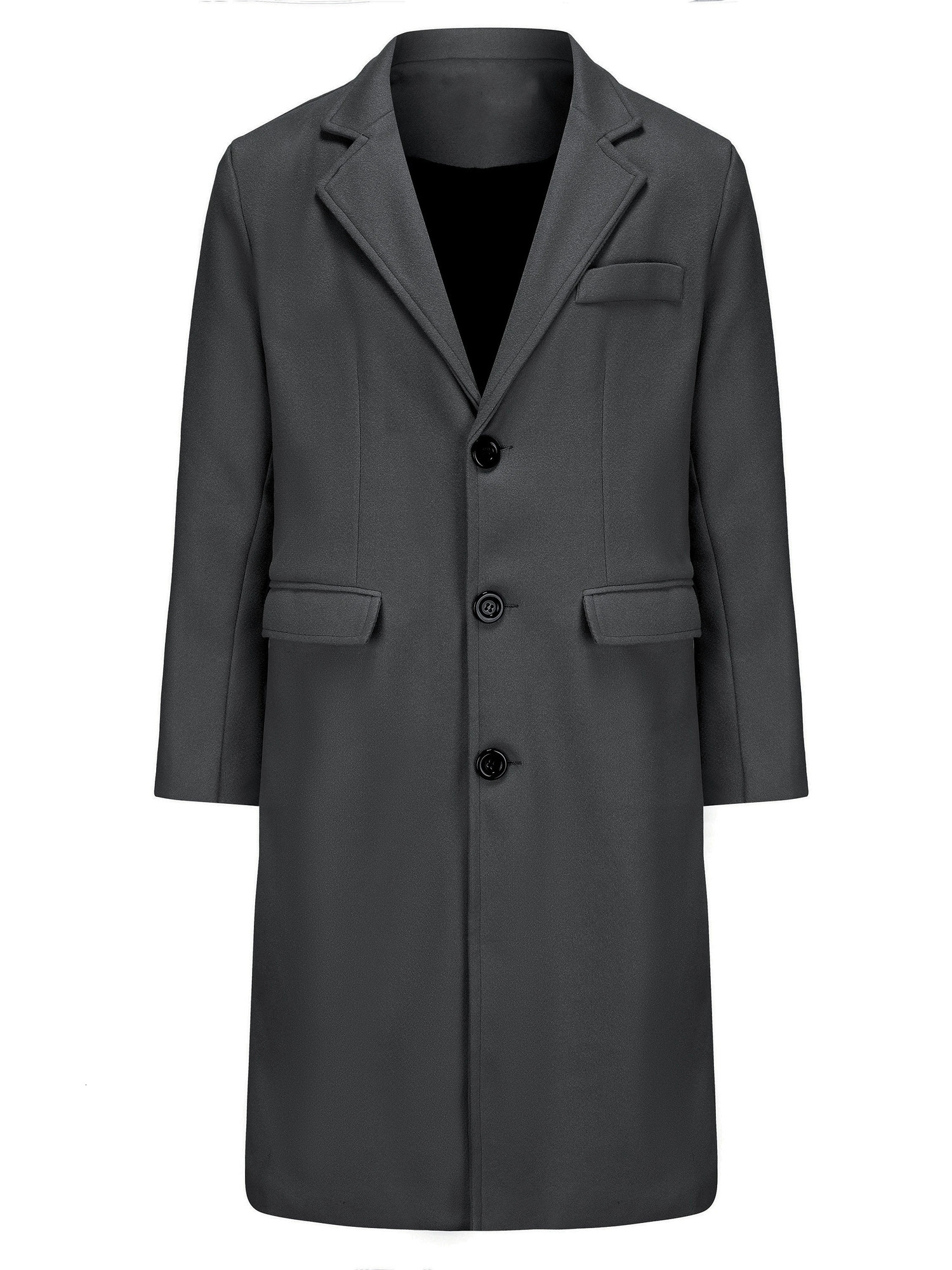selling autumn and winter highquality mens jacket British style long wool coat 241007