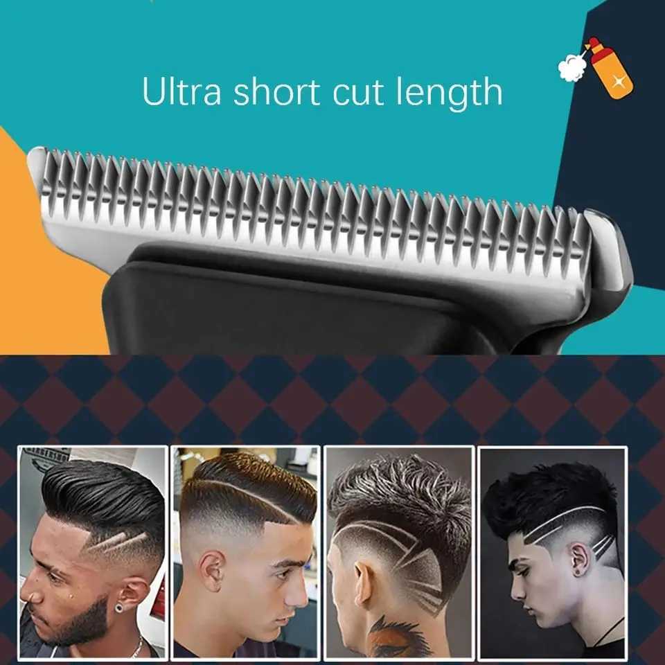 Kemei Mens Electric Hair Clipper Rechargeable Hair Clipper Facial Hair Clipper W241017