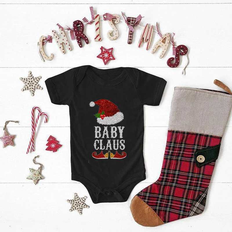 Merry Christmas Dad Mom Baby T-shirt Dad Klaus Mom Klaus Dad Santa Claus W241015