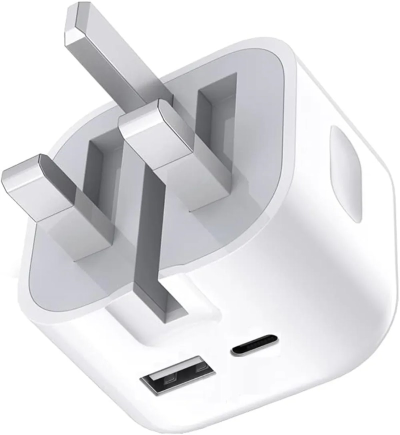 35W Dual Port A+C Fast Charging Charger Foldable USB & Type C Uk Plug Universal PD Wall Charger Block For Iphone Ipad Samsung Xiaomi Power Adapter