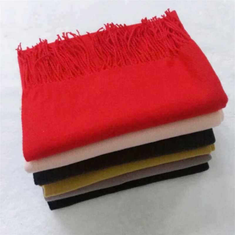 Classic solid scarf mens cashmere soft knitted striped scarf long tassel neck warm mens winter scarf 2023 new item X241017
