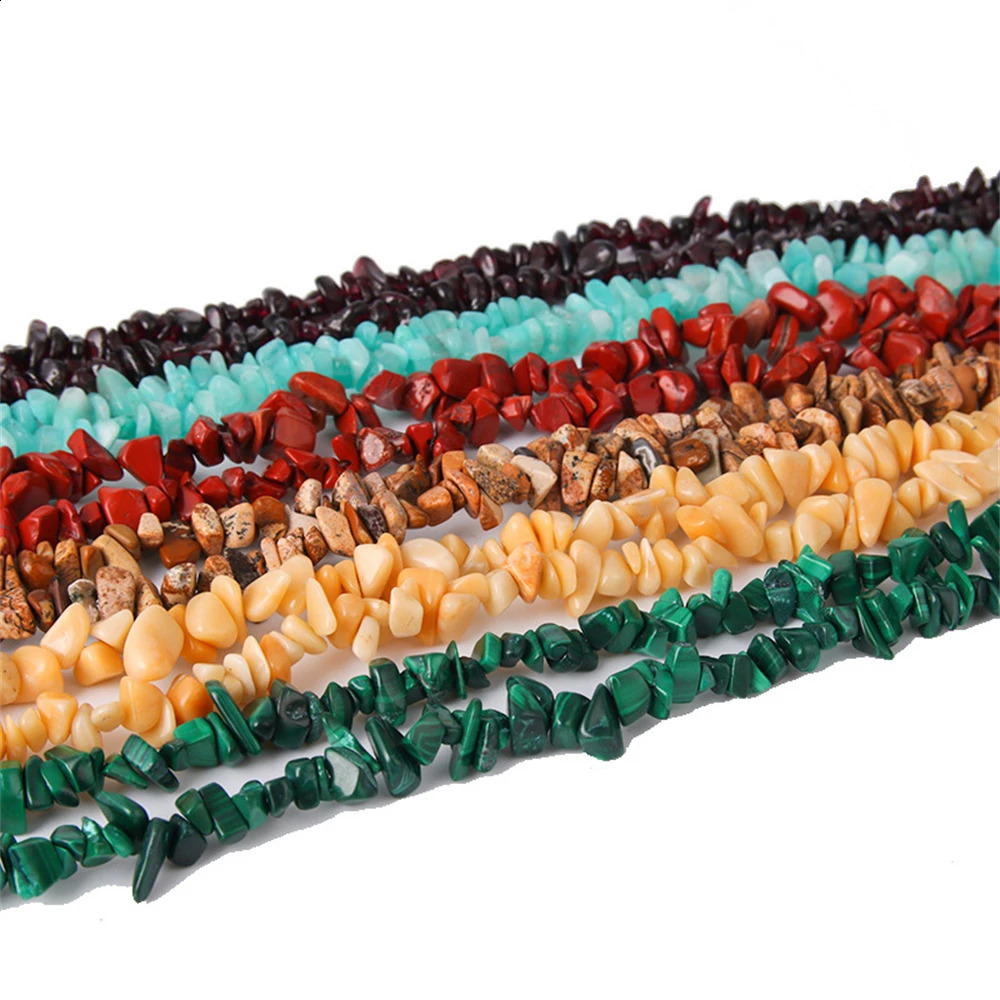 Irregular natural stone 5-8mm amethyst agate coral sea blue gemstone crystal jade beads for jewelry making DIY bracelet necklace push 241017