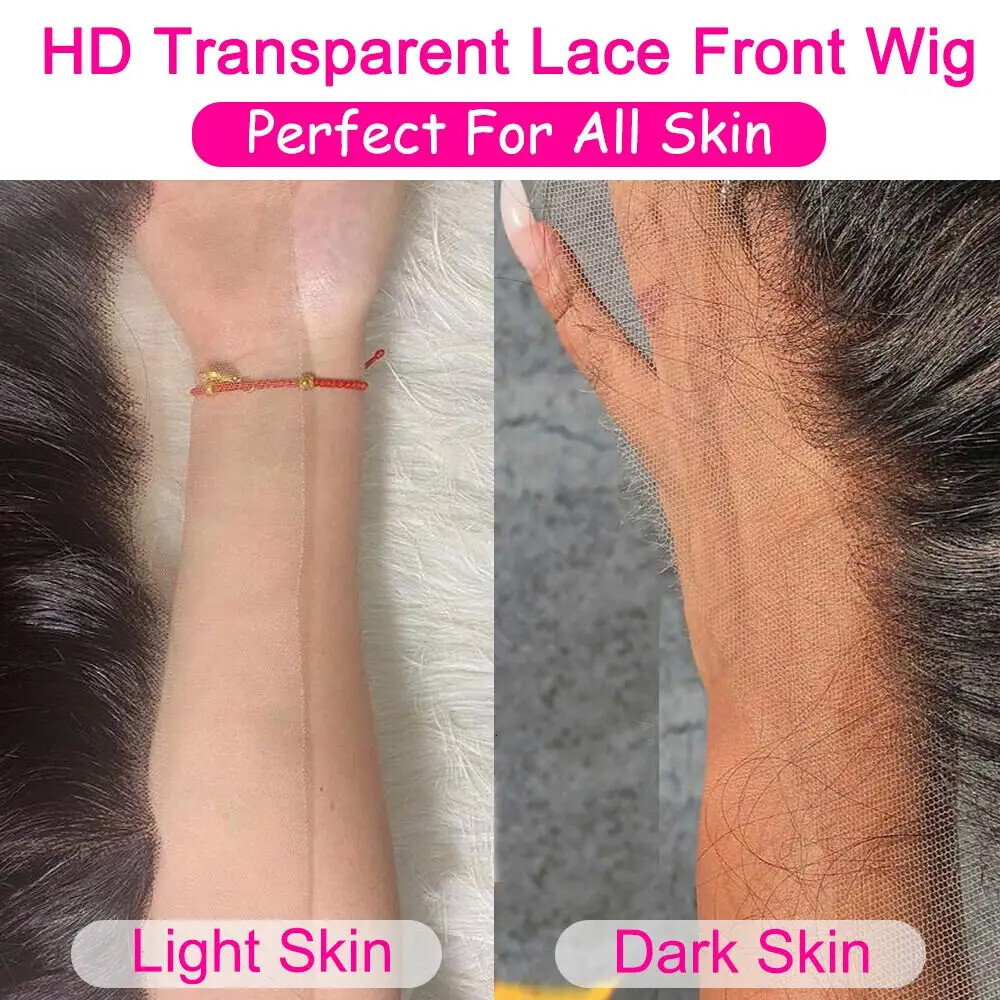 360 Full 32Inch Body Wave 13X4 13X6 HD Transparent Front Human Hair Wigs For Women Brazilian Lace Wig On Sale