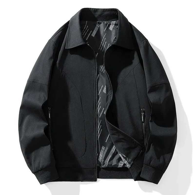 Jackets Men Fashon Outwear Windbreaker Middle-aged Casual Business Office Jacket Coat Autumn Winter Workwear Mens Clothing Top X241017