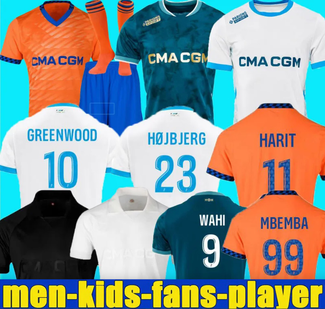 24 25 maillot de foot GREENWOOD Soccer jerseys 125th Anniversary Fourth WAHI OUNAHI harit 2024 2025 OM man KIDS football shirt hommes enfants NDIAYE MOUMBAGNA