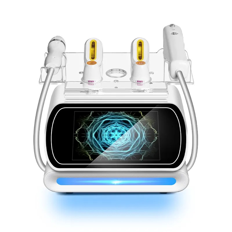 Compact Full Layer HIFU Machine for 7D Skin Firming Wrinkle Reduction 2 in 1 Ultrasound Skin Elasticity Restoration Fine Line Improving Salon