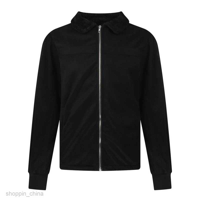 Men's Jackets Coats Men's large suede plain composite leather jacket