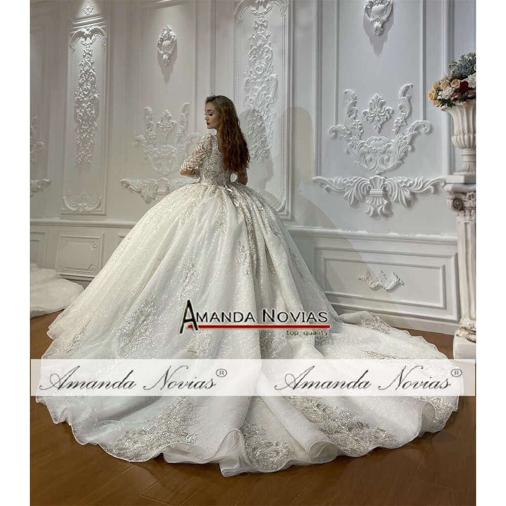 Square Neckg Ball Gown Wedding Dress